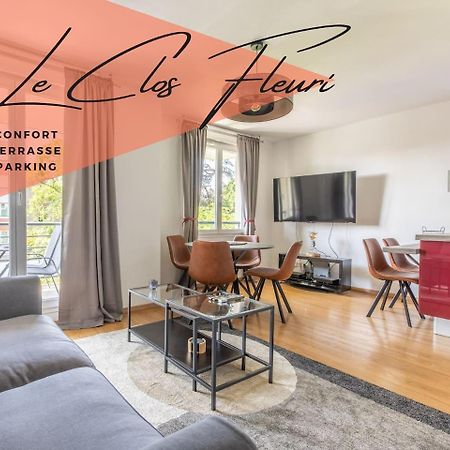 Le Clos Fleuri F3 Terrasse & Garage Клермон-Ферран Екстер'єр фото